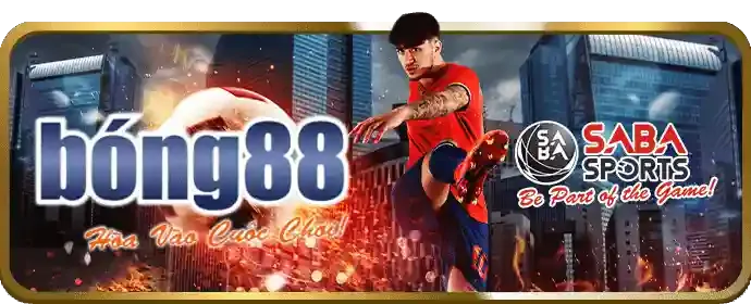 Người chơi ăn mừng chiến thắng với cúp vàng và logo 8qbet nổ hũ