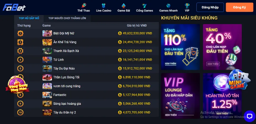 Ứng dụng Bắn Cá 8qbet trên điện thoại